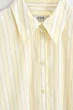 Жіноча сорочка COS Pleated Striped Cotton Shirt Yellow / Striped 38 (1338676001) - зображення 7
