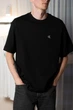 Мужская футболка Calvin Klein Monogram Logo Relaxed Crewneck T-Shirt 40HM229-002 S черная (13240010) - изображение 1