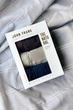 Трусы боксеры, 3 штуки John Frank 48(M) Бордо-Серый-Джинс (115576) - изображение 2