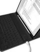 Ультратонкий чохол-клавіатура Bluetooth для Apple iPad 9.7 / iPad Air 1 / Air 2 SK-9709C (UK), чорний - зображення 4