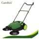 Подметальная машина 680 мм 24 л для уборки мусора 3 щетки черный GARDLOV LS-2186 - зображення 5