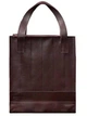 Женская кожаная сумка шоппер из натуральной кожи краст для ноутбука и документов А4 большая бордовая 68121 - изображение 1