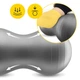 Мяч для фитнеса (арахис) 4FIZJO Air Ball Peanut 45 x 90 см Anti-Burst Grey (P-5905973407175) - изображение 10
