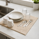 Коврик для сушки мокрой посуды Stenson R84153 "Однотон" 40x50 см Light Beige - изображение 3