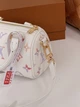 Жіноча сумка Louis Vuitton Nano Speedy Aquarelle Premium білий - зображення 5