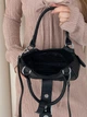 Женская сумка Сумка Prada Moon Re-Nylon mini bag 490211 черная - изображение 2