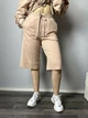 Женские спортивные шорты-бермуды Human Modna KAZKA MKSH2439-2 - 42/44, Бежевий - изображение 1