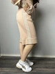 Женские спортивные шорты-бермуды Human Modna KAZKA MKSH2439-2 - 42/44, Бежевий - изображение 2
