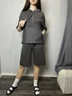 Женские спортивные шорты-бермуды Human Modna KAZKA MKSH2439-2 - 42/44, Сірий - изображение 1