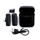 Петличный беспроводной микрофон до 20 м для онлайн трансляций и видеоблогов черный HM-1019 - изображение 4