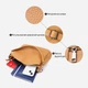 Сумка кросс-боди через плечо женская из натуральной кожи средняя Vintage leather-23008 Рыжая - изображение 5