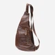Сумка слинг через плечо мужская из натуральной кожи Vintage leather-22956 Коричневая - изображение 3