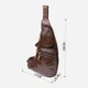 Сумка слинг через плечо мужская из натуральной кожи Vintage leather-22956 Коричневая - изображение 5