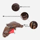 Сумка слинг через плечо мужская из натуральной кожи Vintage leather-22956 Коричневая - изображение 6