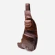 Сумка слинг через плечо мужская из натуральная кожи Vintage leather-22959 Темно-коричневая - изображение 1