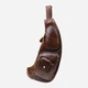 Сумка слінг через плече чоловіча з натуральної шкіри Vintage leather-22962 Темно-коричнева - зображення 1