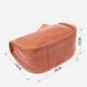 Сумка кросс-боди через плечо женская из натуральной кожи средняя Vintage leather-22906 Коричневая - изображение 5