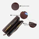 Кошелек мужской кожаный для карточек Vintage leather-23064 Коричневый - изображение 6