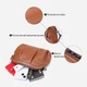Сумка кросс боди через плечо женская из натуральная кожи Vintage leather-22895 Коричневая - изображение 6