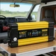 Перетворювач напруги KSM 1000W 12V LCD + 2 USB, автомобільний інвертор 12В 220В з дисплеєм - зображення 6