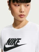 Футболка бавовняна жіноча Nike Club Tee DX7906-100 XS Біла з принтом (0196154000536) - зображення 4