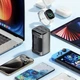 Зарядний пристрій Essager 2xUSB-C + 2xUSB 67W GaN (ECT2AC-JYB0G-Z) - зображення 4