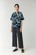 Футболка жіноча COS rounded neck printed top 0884170001 L Синій - изображение 2