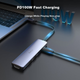 Док-станція розширення Netac Type-C, концентратор USB-C, конвертер HDMI, адаптер 4K, швидка зарядка PD, сумісний з ноутбуками Lenovo, Huawei, iPad, універсальний WF13 - зображення 7