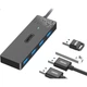 USB-концентратор UNITEK USB 3.0, 4-портовий, роз'єм Type-C, для комп'ютера, клавіатури та миші, кабель 1.2 м - зображення 3