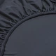 Простыня на резинке Home Line Полуторная 140 x 200 x 20 см Кулир Графитовая (202464 HL) - изображение 2