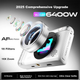 Цифровая студенческая камера Aigo P618 с двойной задней камерой для селфи, подарок на Рождество, Новый год, день рождения для девушки, начальный уровень, беззеркальная альтернатива для кампуса, CCD, белая, 32 ГБ - изображение 4
