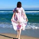 Банное полотенце-халат Barbie для плавания, портативное, впитывающее, для горячих источников, дайвинга и пляжа, для женщин - изображение 5