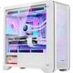 Корпус Huntkey GX750S Predator белый M-ATX с сетчатой панелью и стеклянной боковиной, СЖО 360 мм, 12 мест под вентиляторы - изображение 1