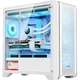 Корпус Huntkey GX750S Predator белый M-ATX с сетчатой панелью и стеклянной боковиной, СЖО 360 мм, 12 мест под вентиляторы - изображение 3