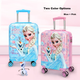 Детский чемодан Mesuca X Disney Frozen, 18 дюймов, односторонний, с мультяшным рисунком, подарок на день рождения для девочек. - изображение 6