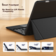 Чохол-клавіатура для планшета Huawei MatePad Pro 12.2 2025/2024 Biaze PB580 Black - зображення 6