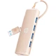 USB-концентратор HP, багатопортовий USB-розгалужувач для комп'ютера, USB-кабель-адаптер-конвертер для подовжувача, док-станція для ноутбука CT100C - зображення 2