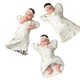 Піжама-мішок для сну October Crystals Baby Anti-Startle Sleep Sack Swaddle Blanket Four Seasons Universal Bear Castle S - изображение 3