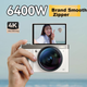 Цифровая селфи-камера Aigo D9PRO/E9 с откидным экраном, для начинающих и путешествий, широкоугольный объектив, розовая, 32 ГБ, без вспышки - изображение 6