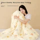 Дитяча ковдра Beyond Kids A-Grade Milk Velvet Blanket Toddler Kids Sleep Blanket Thin Cover Bag Весна-осінь Panda Baby 80*100 см - зображення 4