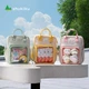 Рюкзак SHUKIKU Small Biscuit для родителей и детей, новый стильный рюкзак для перекусов, легкий дорожный рюкзак, в стиле аниме, персиковый цвет. - изображение 11