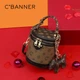 Женская сумка C.BANNER, сумка-ведро, стильная сумка через плечо, круглая цилиндрическая сумка, легкая и роскошная, подарок на день рождения, День матери, практичный подарок для мамы. - изображение 4
