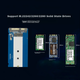 Адаптер для жесткого диска LinkStone M.2/NGFF на SATA 3.0, корпус для 2,5-дюймового SSD-накопителя с интерфейсом SATA, внутренний корпус для ноутбука, полностью алюминиевый корпус E610. - изображение 4
