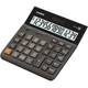 Калькулятор Casio DH-14 среднего размера, бесшумный, с 14-разрядным дисплеем, двойным питанием и сверхшироким экраном, черный. - изображение 4