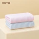 Полотенца HOYO из японского хлопка впитывающие быстросохнущие, 34x75 см, розово-серые, 2 шт - изображение 4