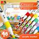 Маркери M&G APMT3310 акрилові, 48 кольорів - зображення 4