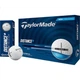 М'ячі для гольфу TaylorMade Distance+ двошарові для тренувань та гри, білі, 12 шт - зображення 1