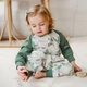 Спальный мешок Nest Designs из бамбуковой марли шестислойный с длинными рукавами, размер 80 - изображение 5