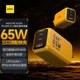 Зарядний пристрій Aohi 65W GaN, трипортова швидка зарядна головка, Type-C, сумісний з PD45W, підходить для Apple 16, Samsung, Huawei, ноутбуків Macbook Pro - изображение 2