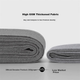 Шторка для душу Mercury Home Textiles, стійка до цвілі, складана, магнітна, водонепроникна, що розділяє суху та вологу зони, одна панель - зображення 6